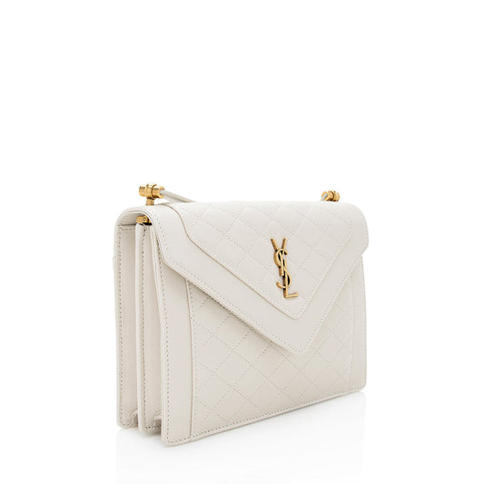 Saint Laurent Quilted Lambskin Gaby Mini Shoulder Bag 21894