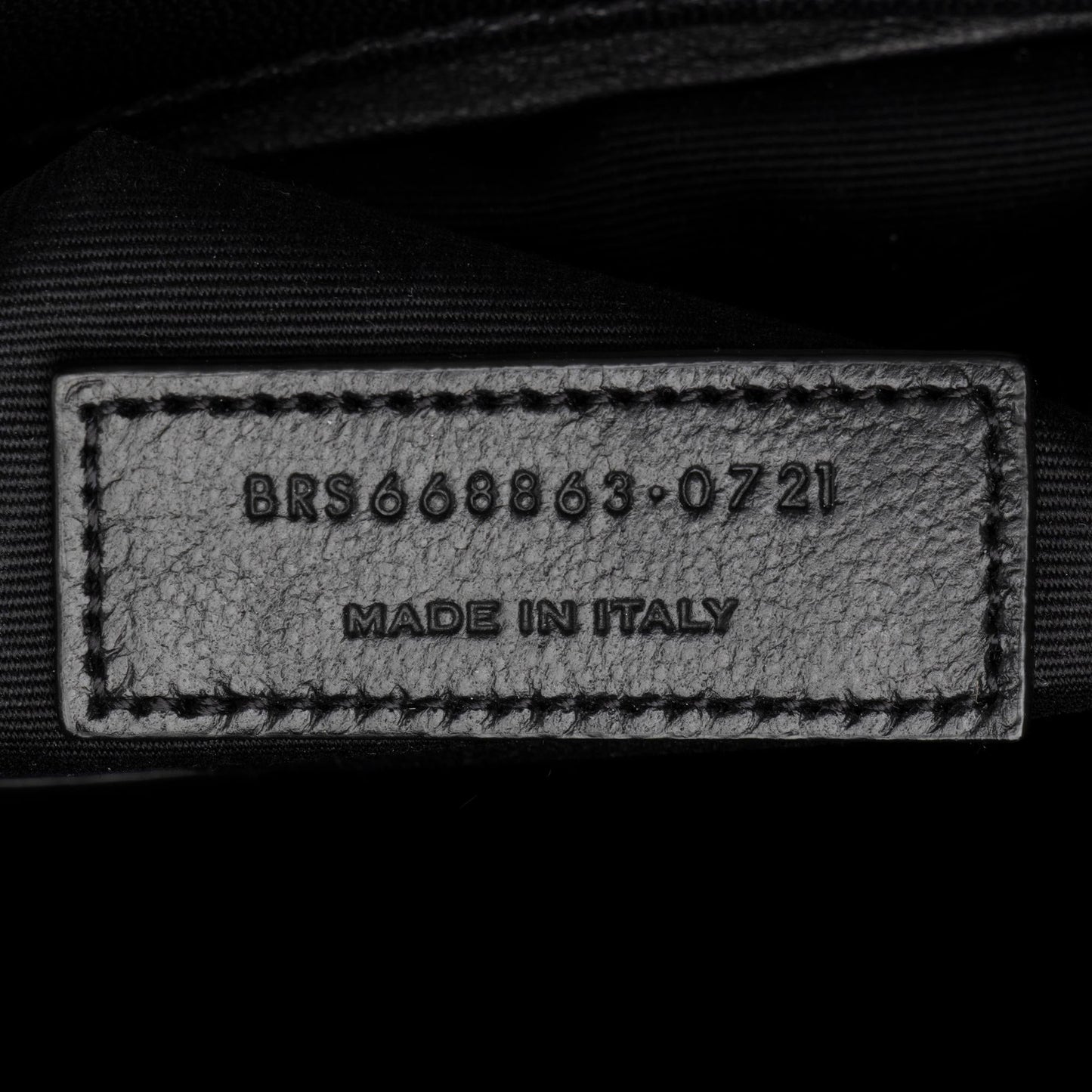 Saint Laurent Quilted Lambskin Monogram Gaby Shoulder Bag 23711