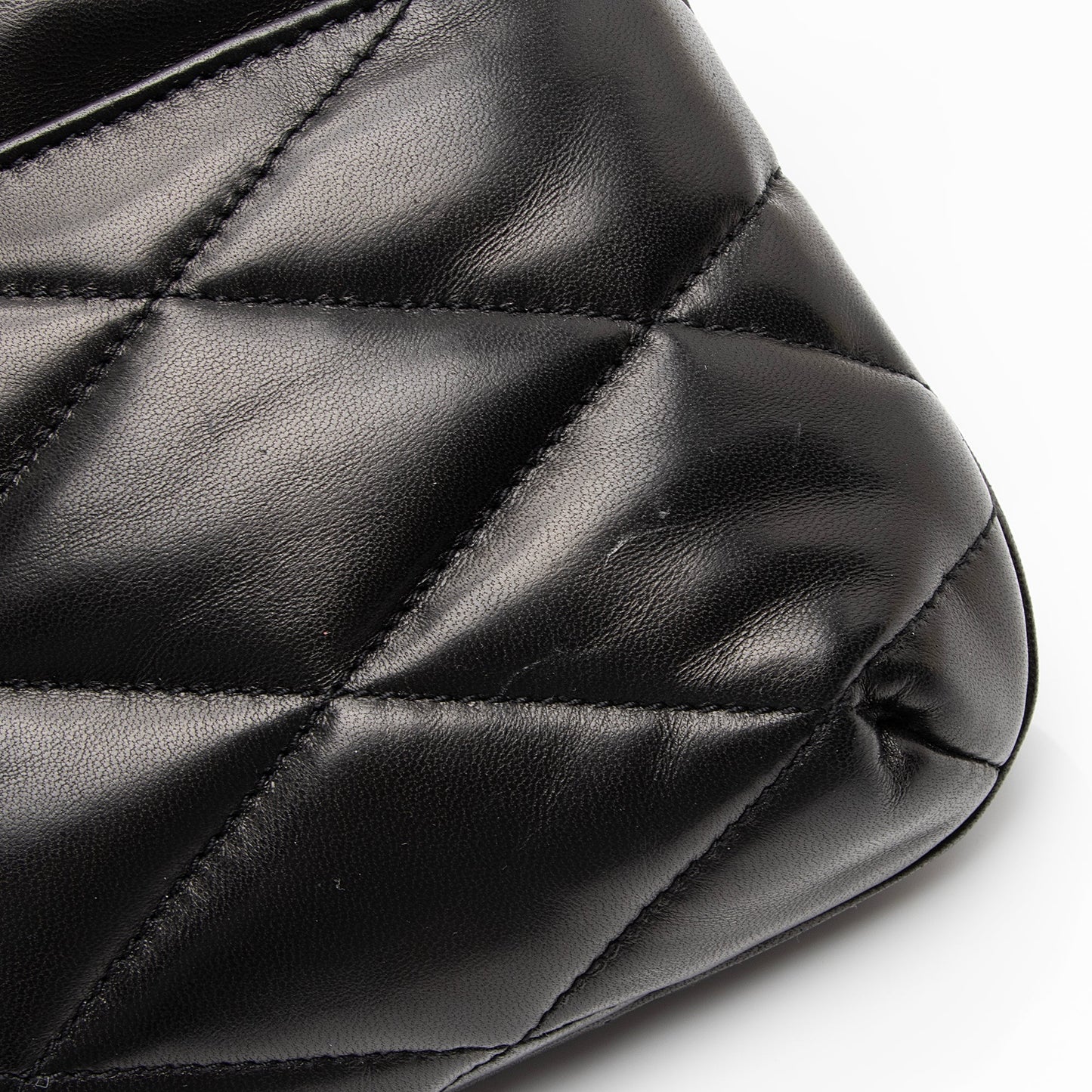 Saint Laurent Quilted Lambskin Monogram Le 57 Hobo tj7V1J
