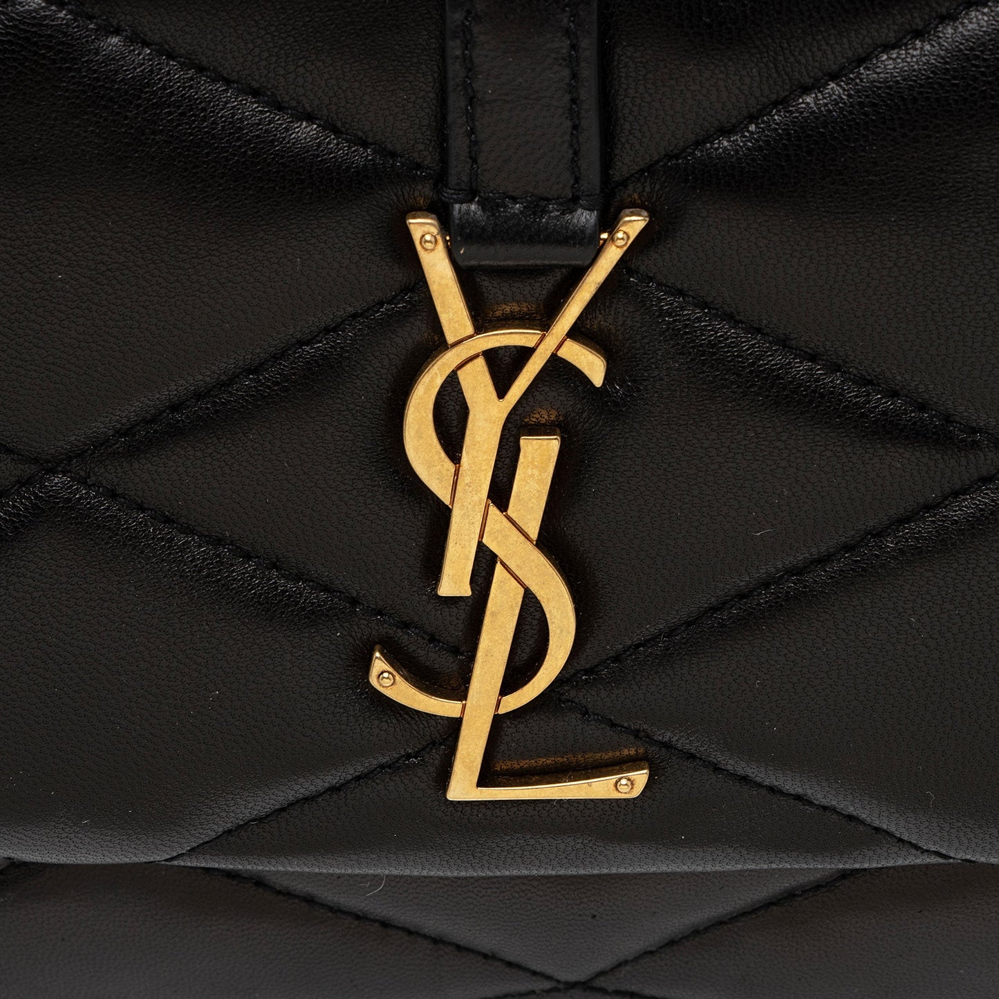 Saint Laurent Quilted Lambskin Monogram Le 57 Hobo Yp8piY