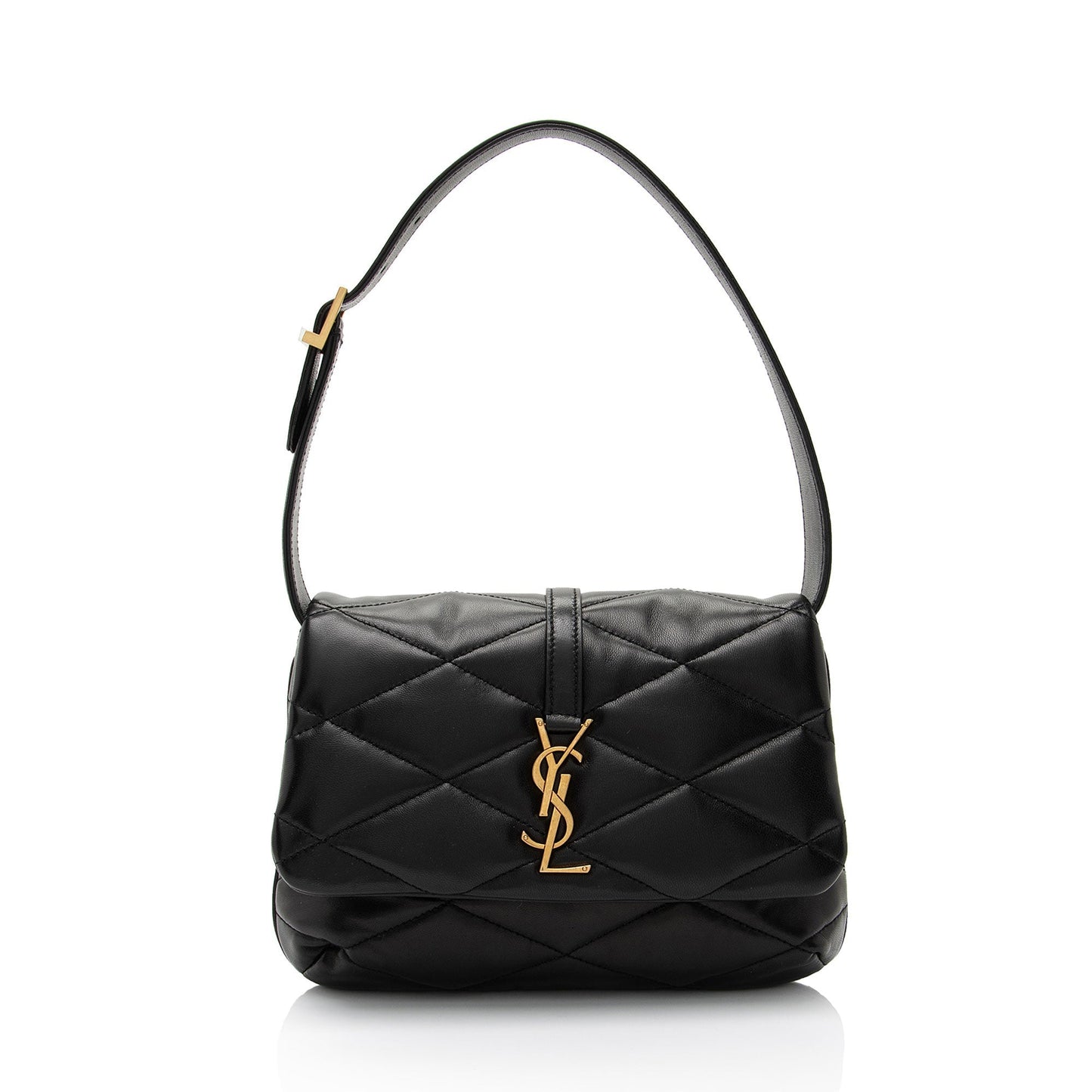Saint Laurent Quilted Lambskin Monogram Le 57 Hobo Yp8piY