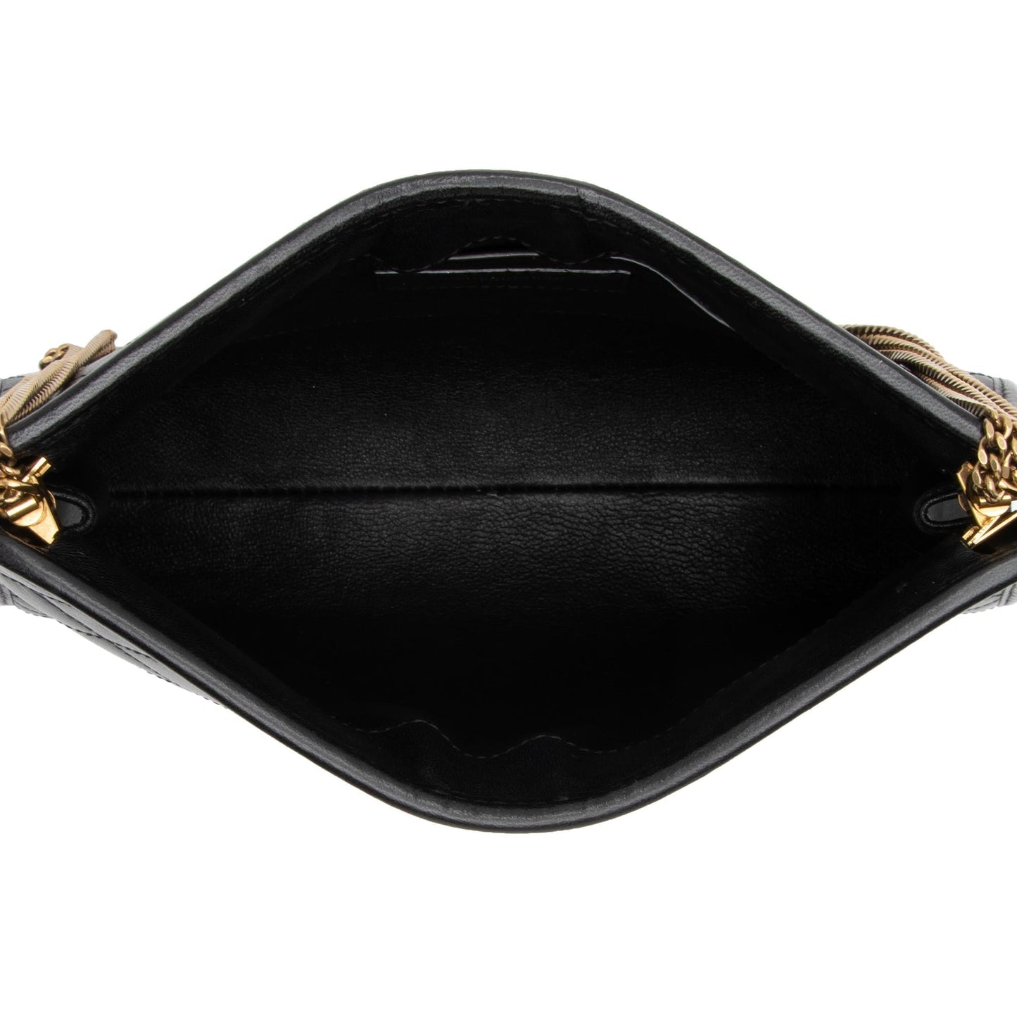 Saint Laurent Quilted Lambskin Monogram Victoire Baby Chain Clutch M6OIgU