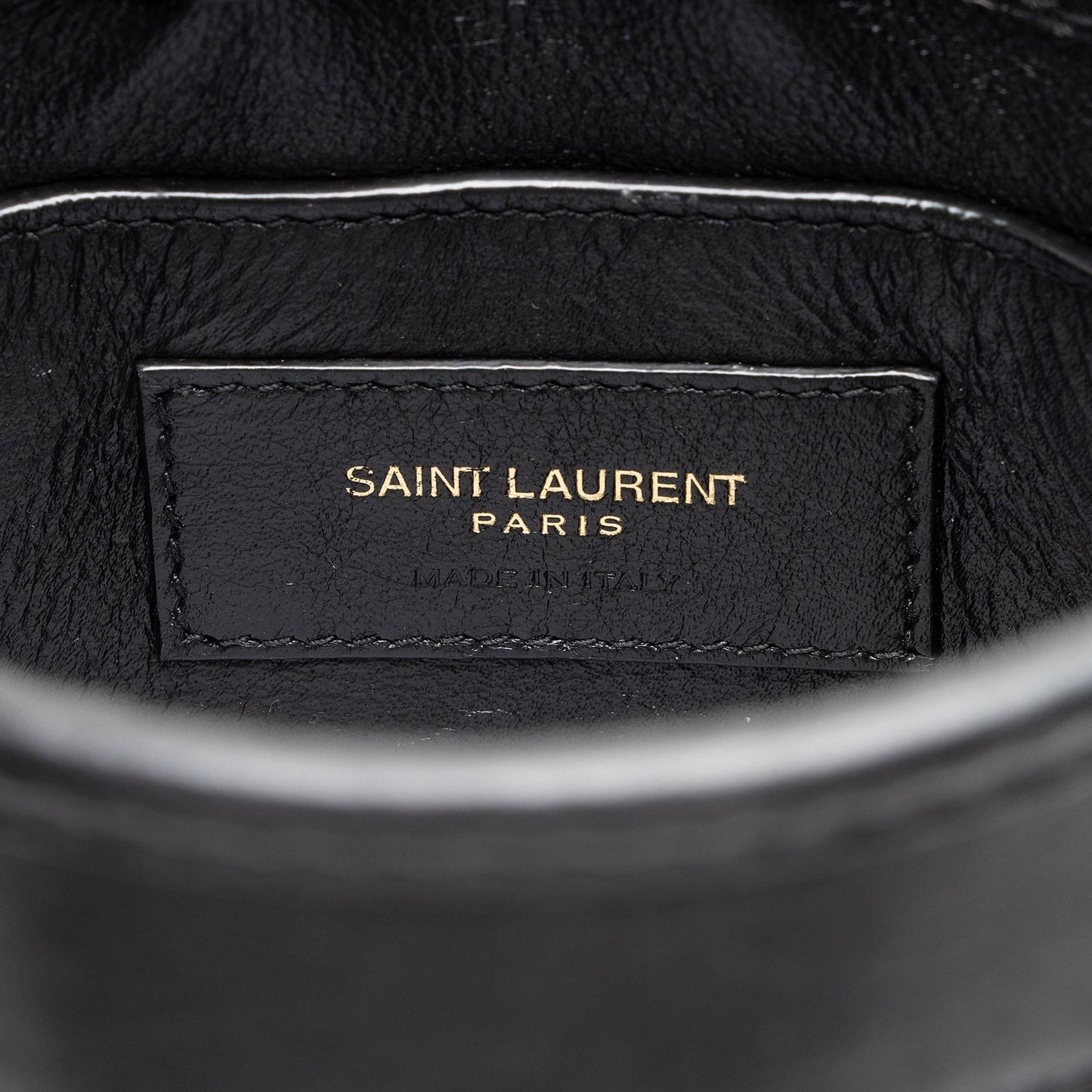 Saint Laurent Quilted Lambskin Monogram Victoire Baby Chain Clutch M6OIgU