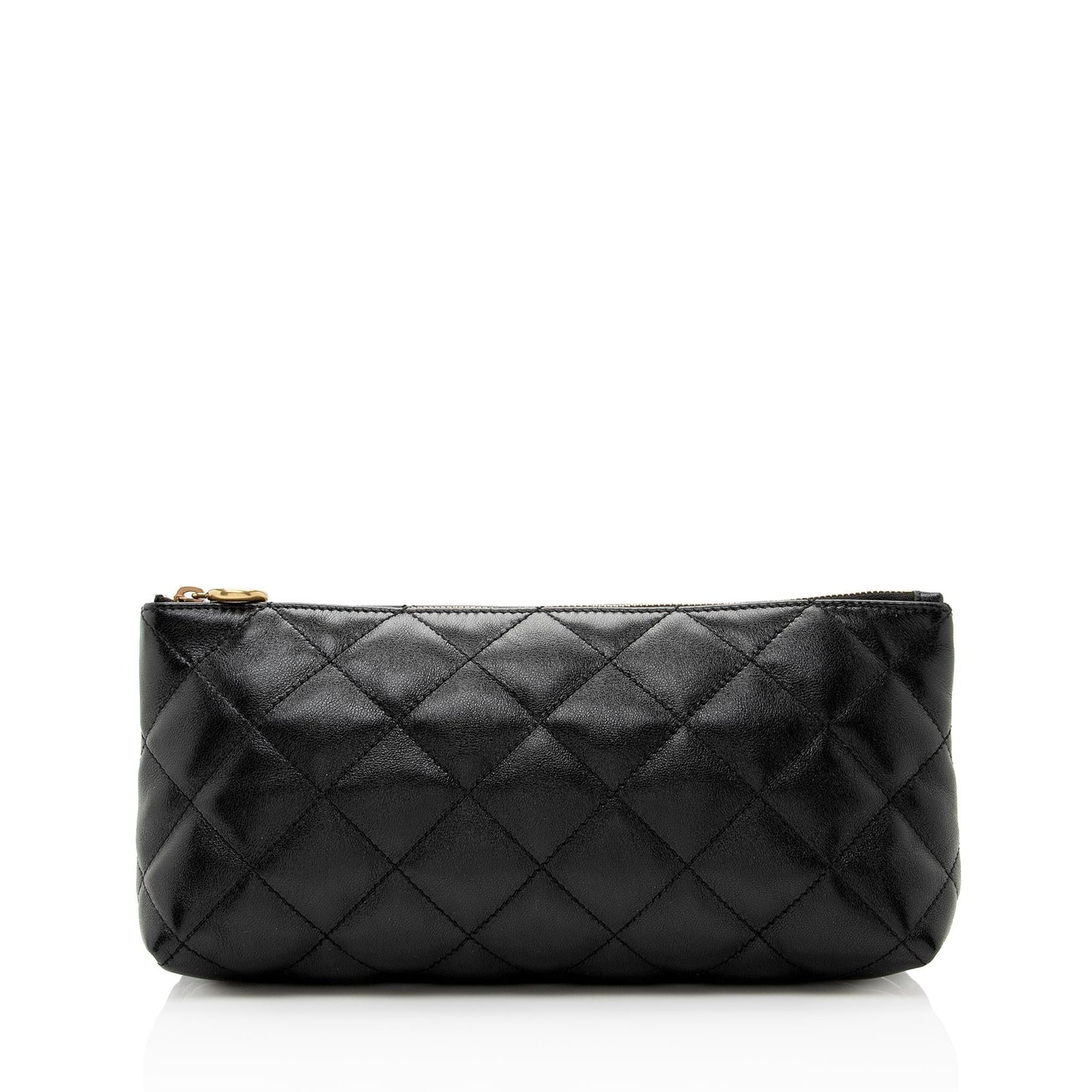 Saint Laurent Quilted Lambskin Pouch 22668