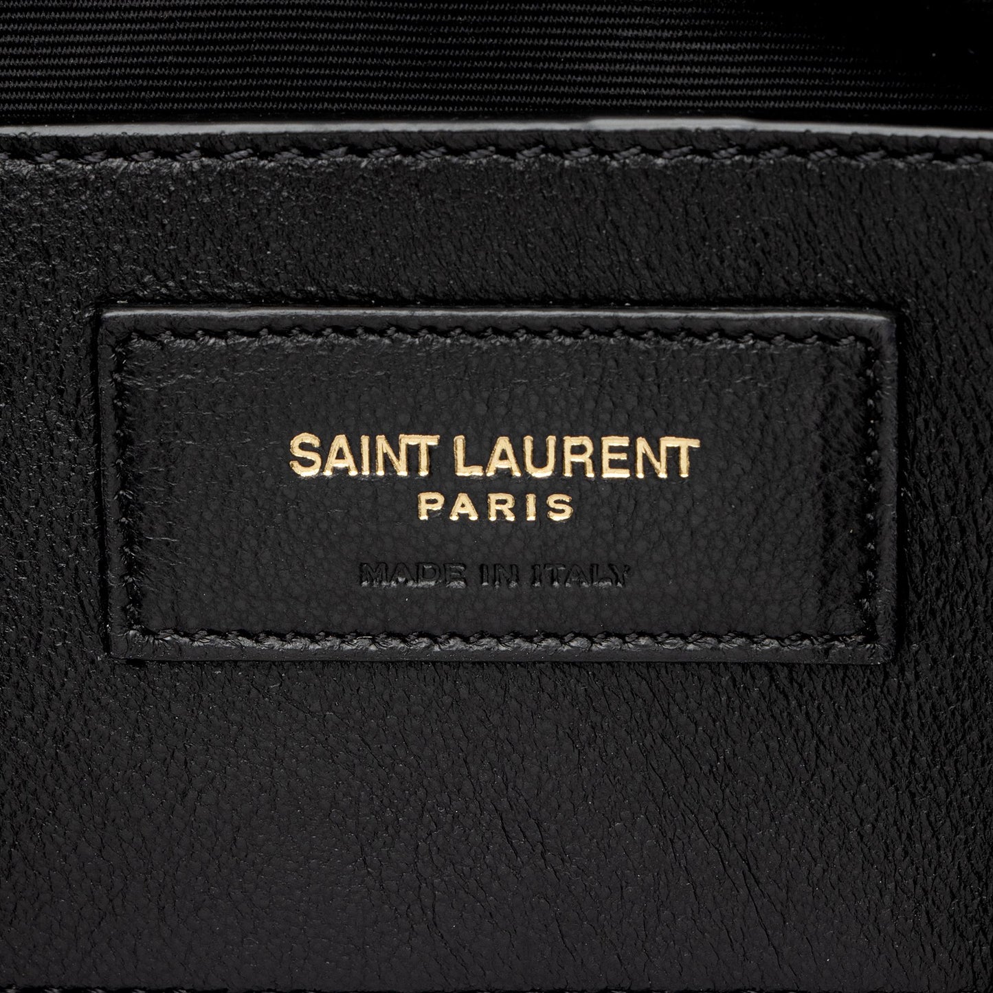 Saint Laurent Quilted Lambskin Pouch 22668