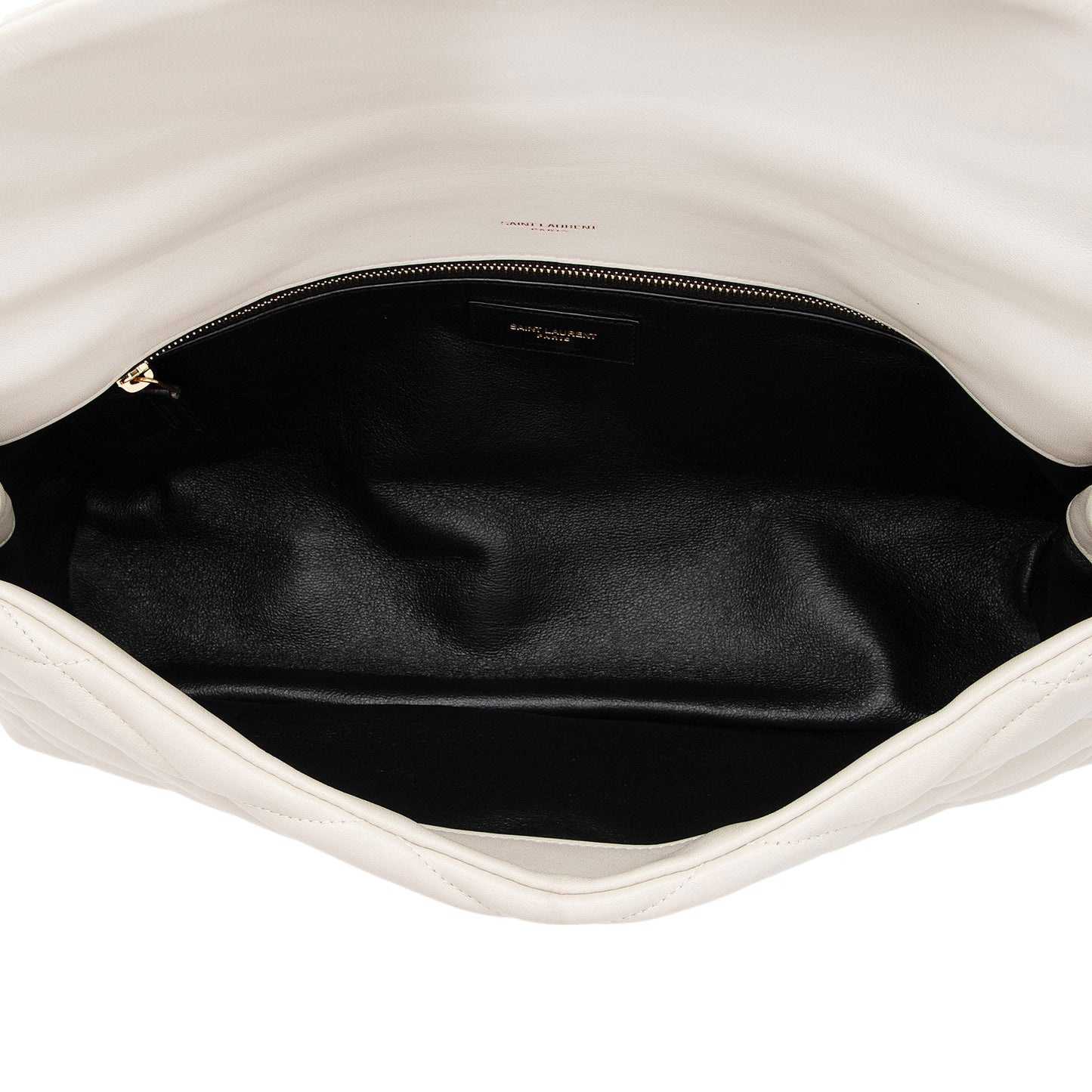 Saint Laurent Quilted Lambskin Puffer Sade Clutch Acb2VB
