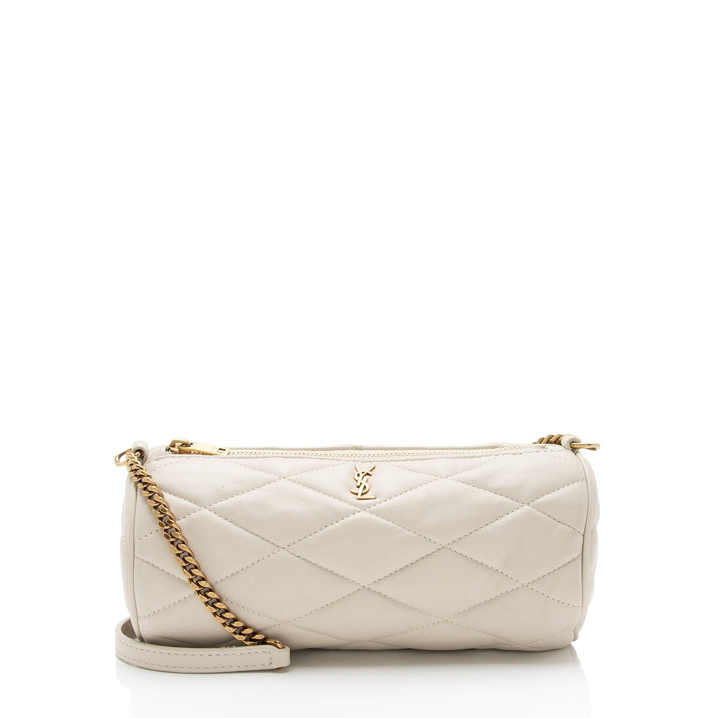 Saint Laurent Quilted Lambskin Sade Mini Tube Bag SBssyh