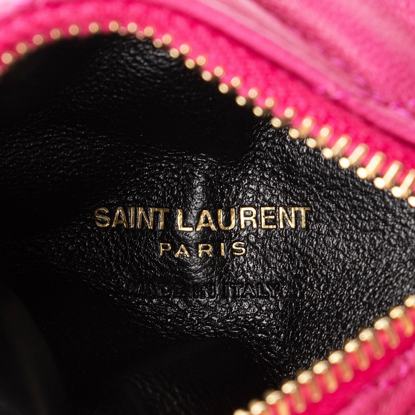 Saint Laurent Quilted Lambskin Triangle Charm ptmawZ
