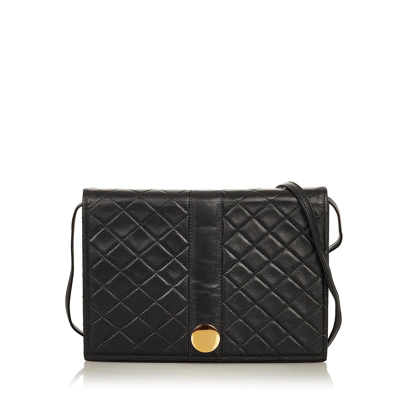 Saint Laurent Quilted Leather Crossbody Bag (SHG-26592