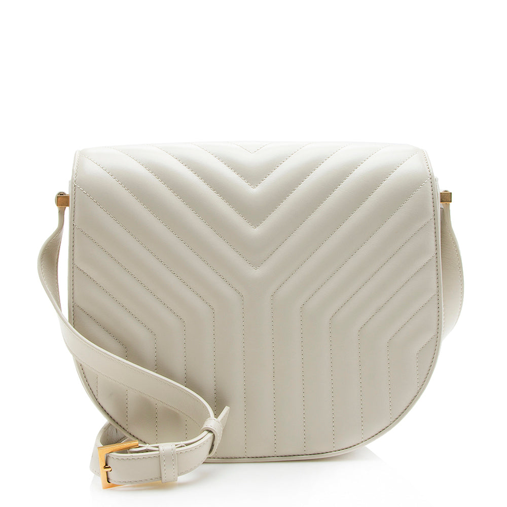 Saint Laurent Quilted Leather Joan Flap Shoulder Bag 11246