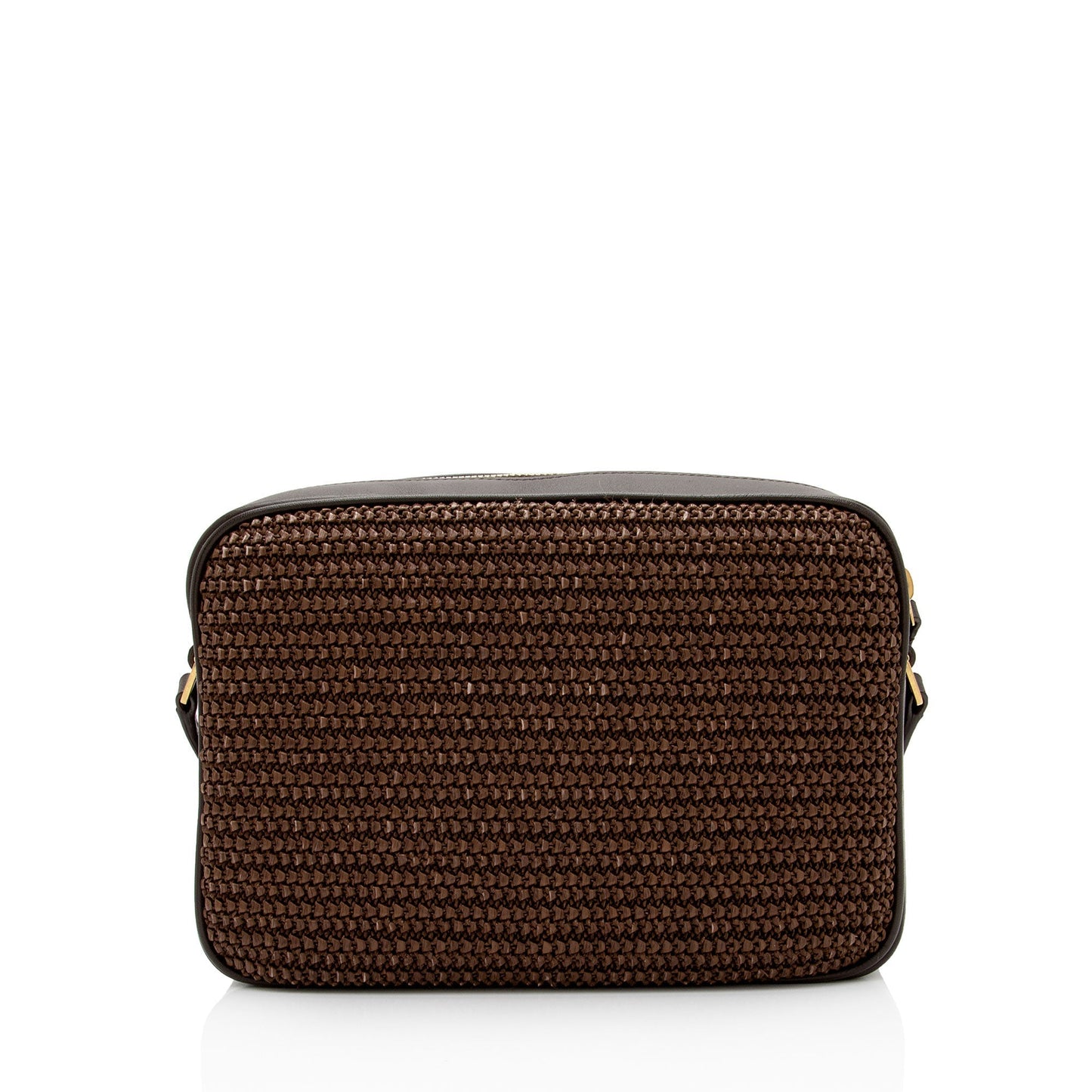 Saint Laurent Raffia Calfskin Monogram Lou Camera Bag PUUOKP
