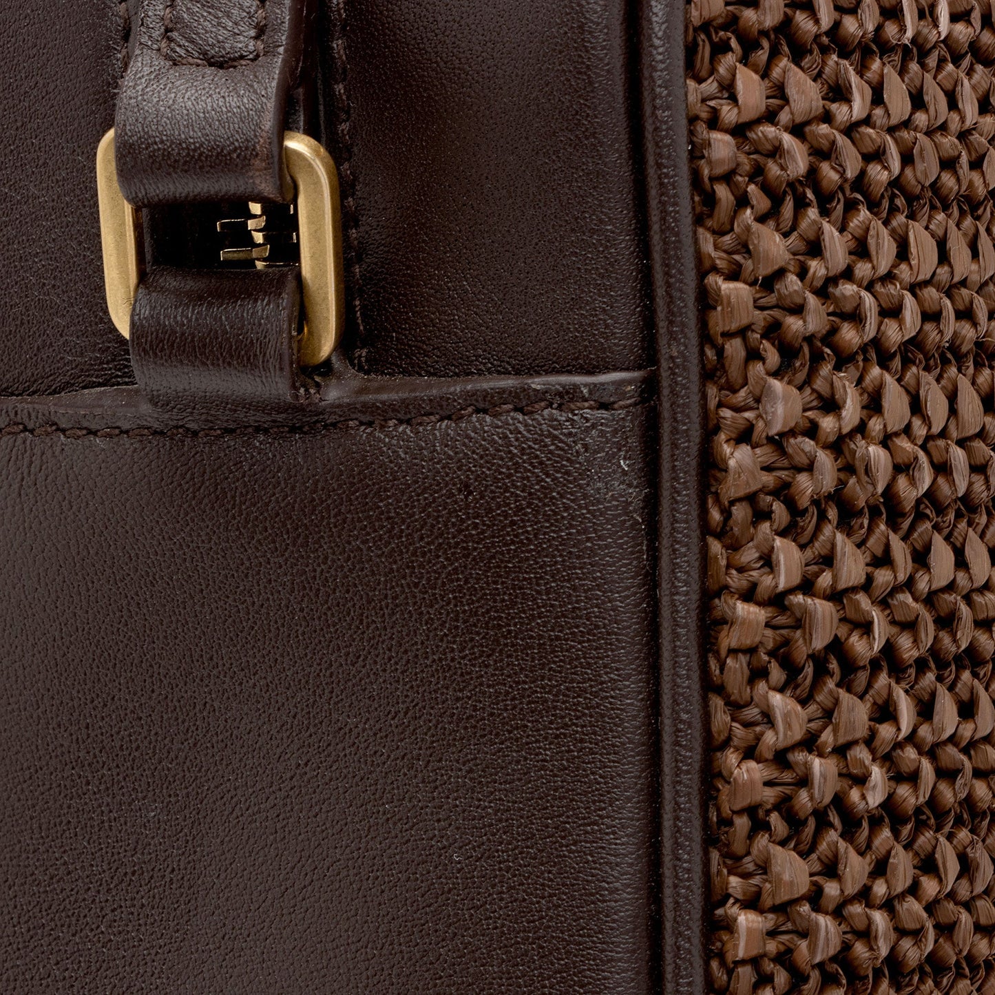 Saint Laurent Raffia Calfskin Monogram Lou Camera Bag PUUOKP