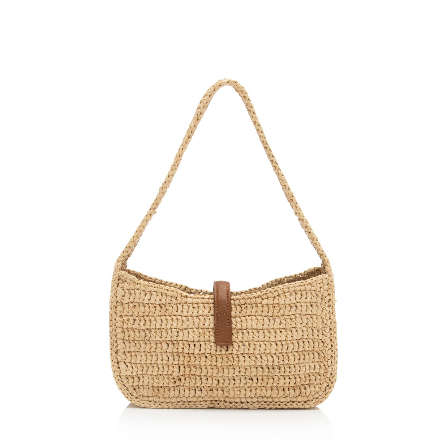 Saint Laurent Raffia Monogram Le 5 A 7 Mini Hobo jfWkf8