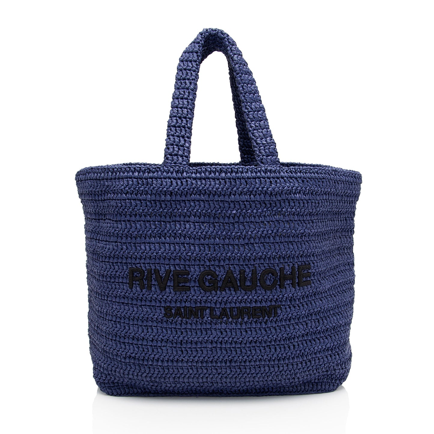 Saint Laurent Raffia Crochet Rive Gauche Tote wRDZQh