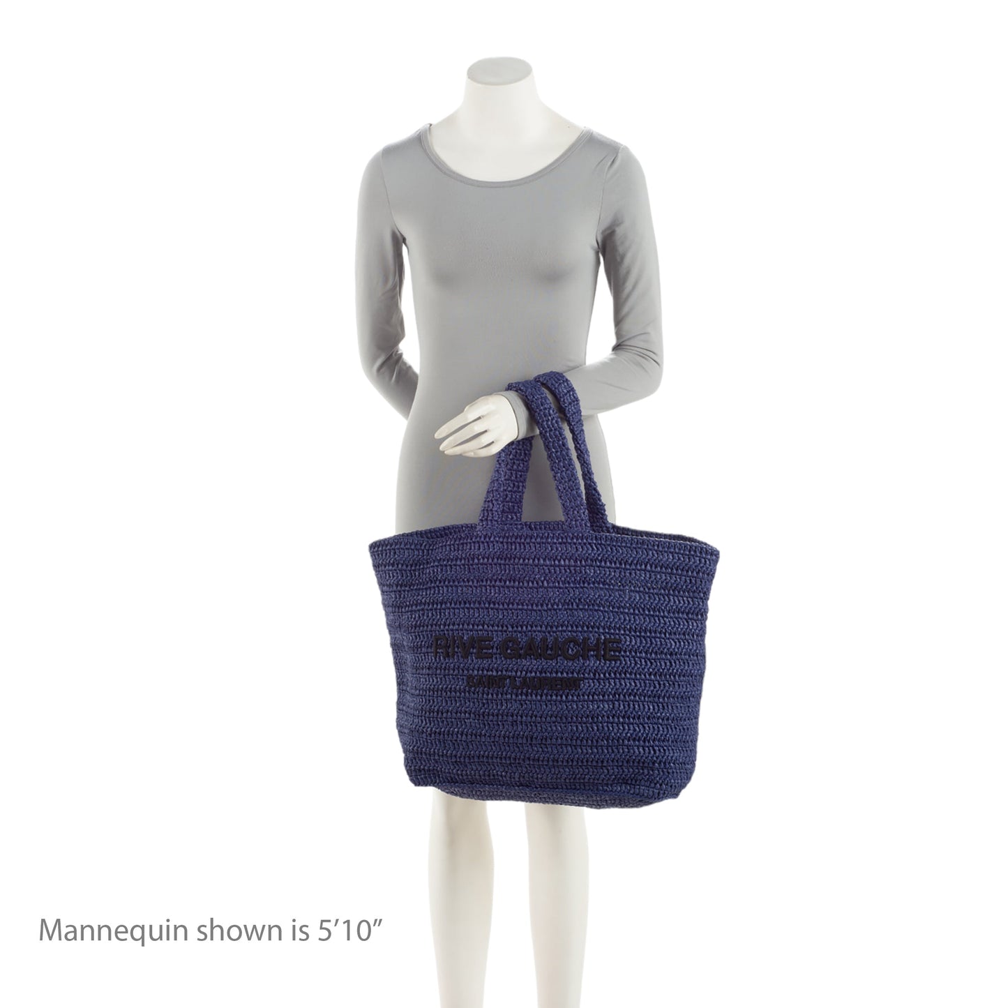 Saint Laurent Raffia Crochet Rive Gauche Tote wRDZQh