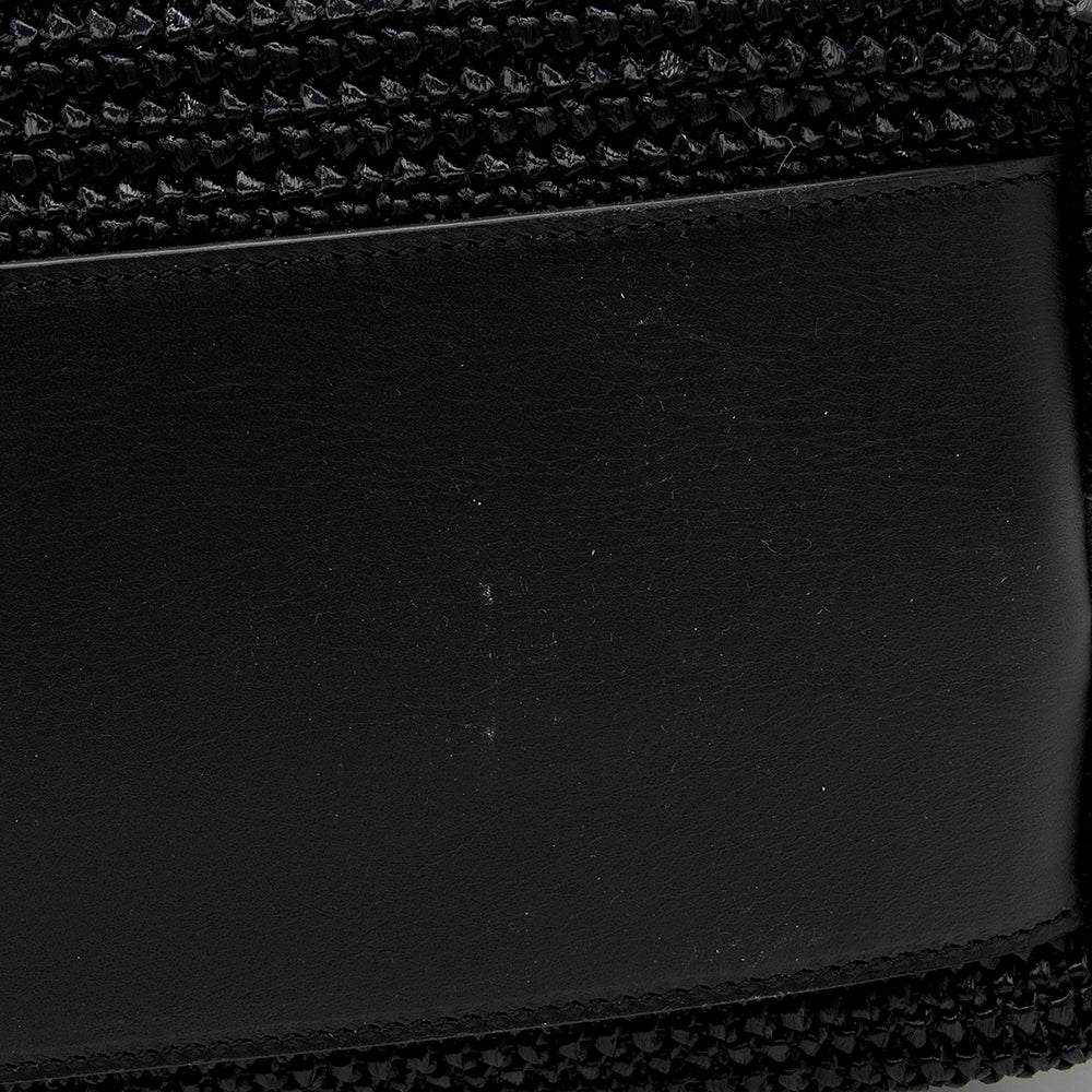Saint Laurent Raffia Tassel Shopping Tote 14713