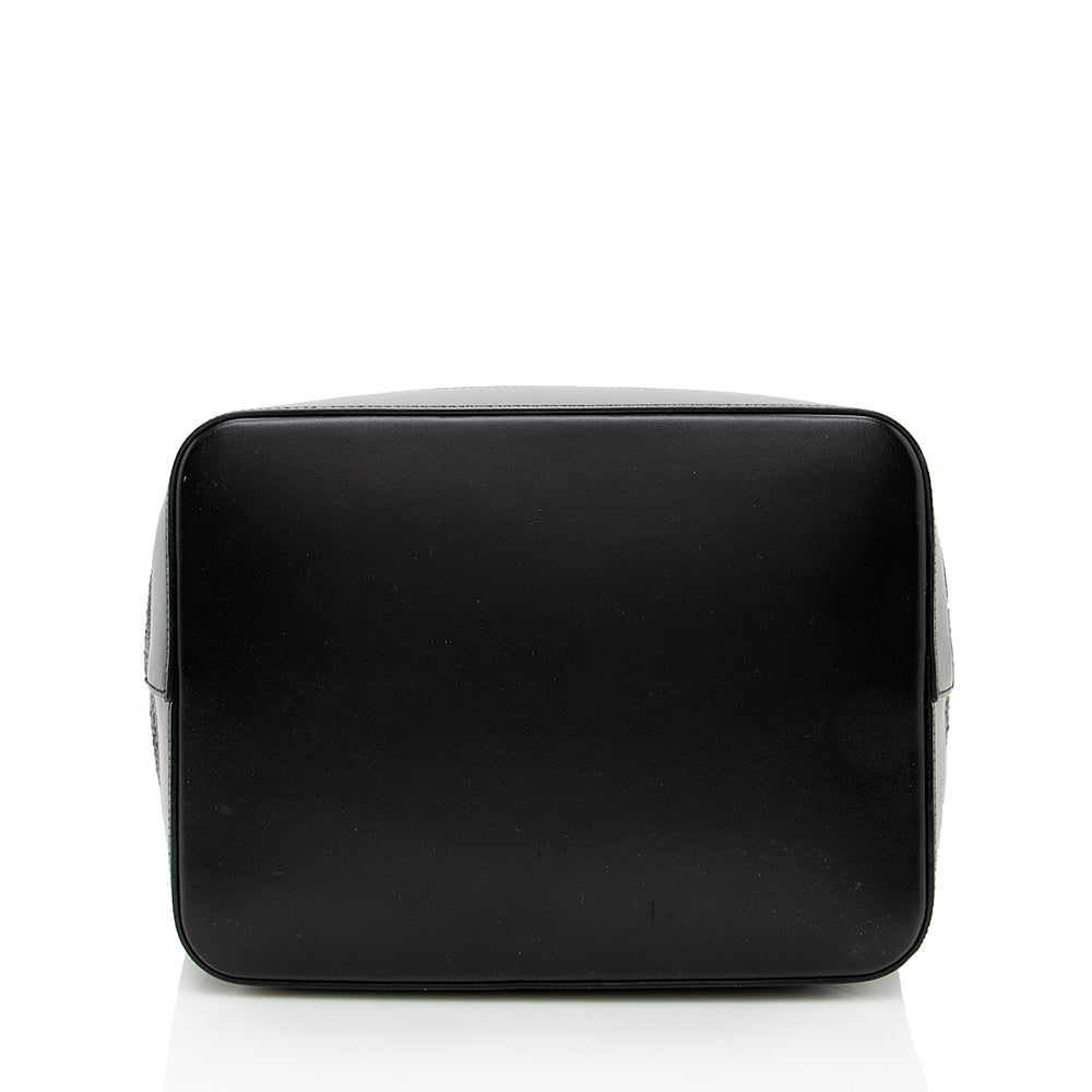 Saint Laurent Leather Teddy Small Bucket Bag 18098