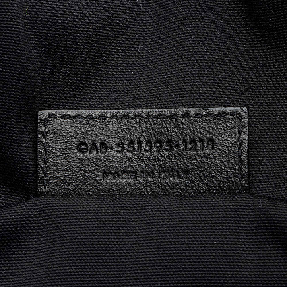 Saint Laurent Leather Teddy Small Bucket Bag 18098