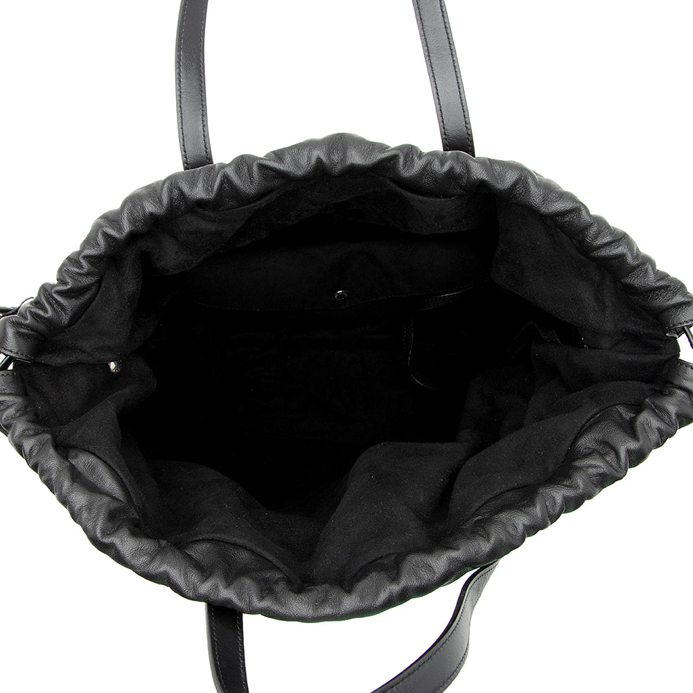 Saint Laurent Leather Teddy Small Bucket Bag 18098