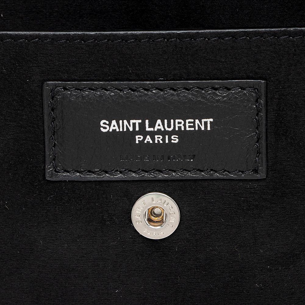 Saint Laurent Leather Teddy Small Bucket Bag 18098
