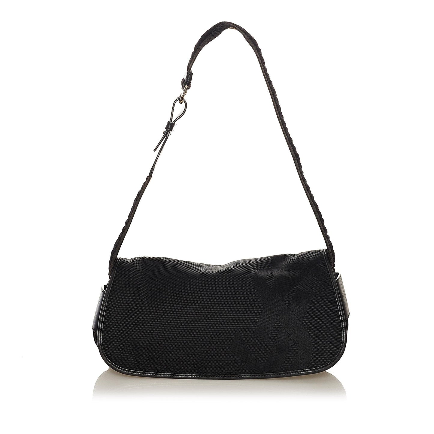 Saint Laurent Rive Gauche Canvas Shoulder Bag (SHG-34359