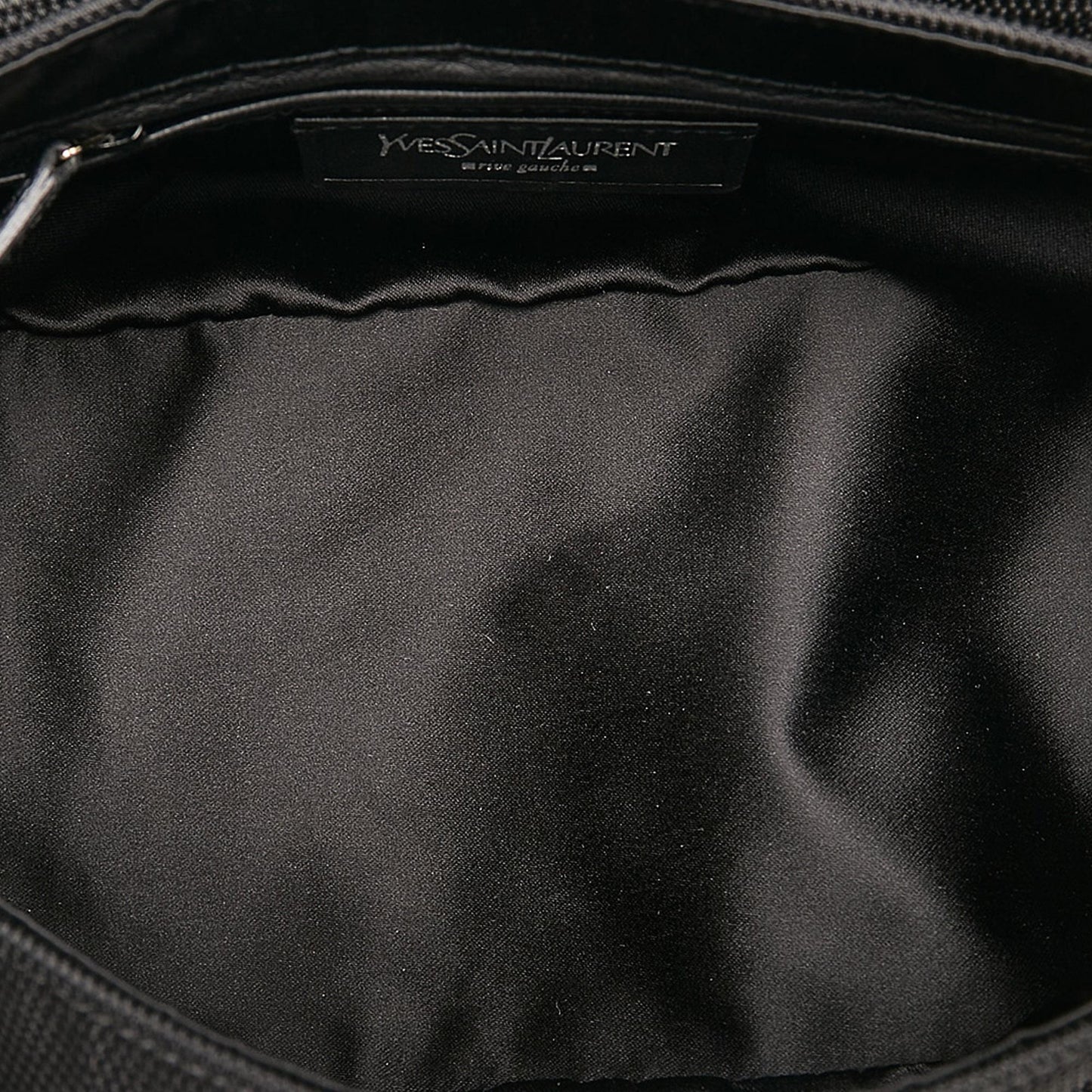 Saint Laurent Rive Gauche Canvas Shoulder Bag (SHG-34359