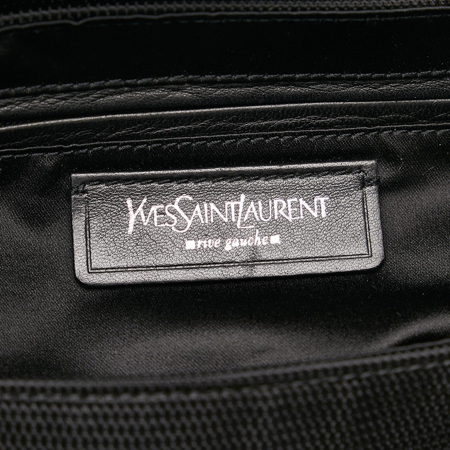 Saint Laurent Rive Gauche Canvas Shoulder Bag (SHG-34359