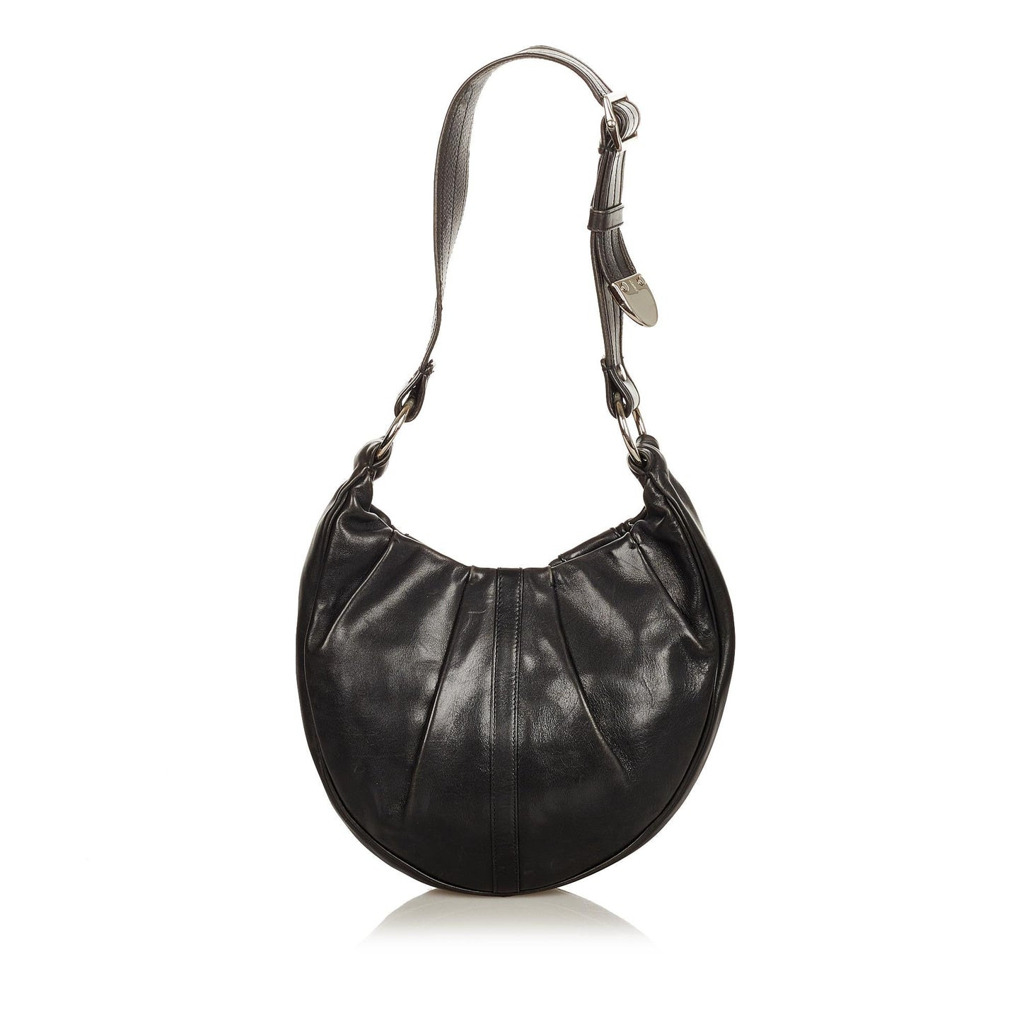 Saint Laurent Rive Gauche Classic Pleated Hobo (SHG-26354
