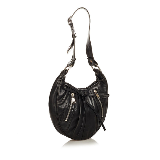 Saint Laurent Rive Gauche Classic Pleated Hobo (SHG-26354