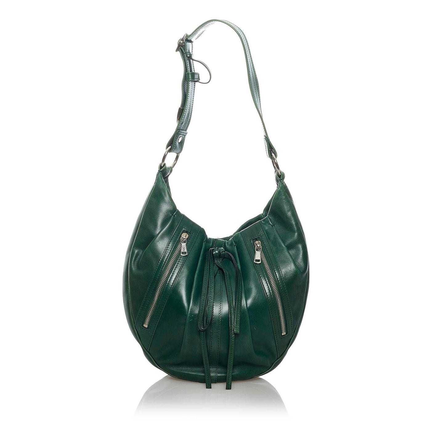 Saint Laurent Rive Gauche Leather Hobo Bag (SHG-29625