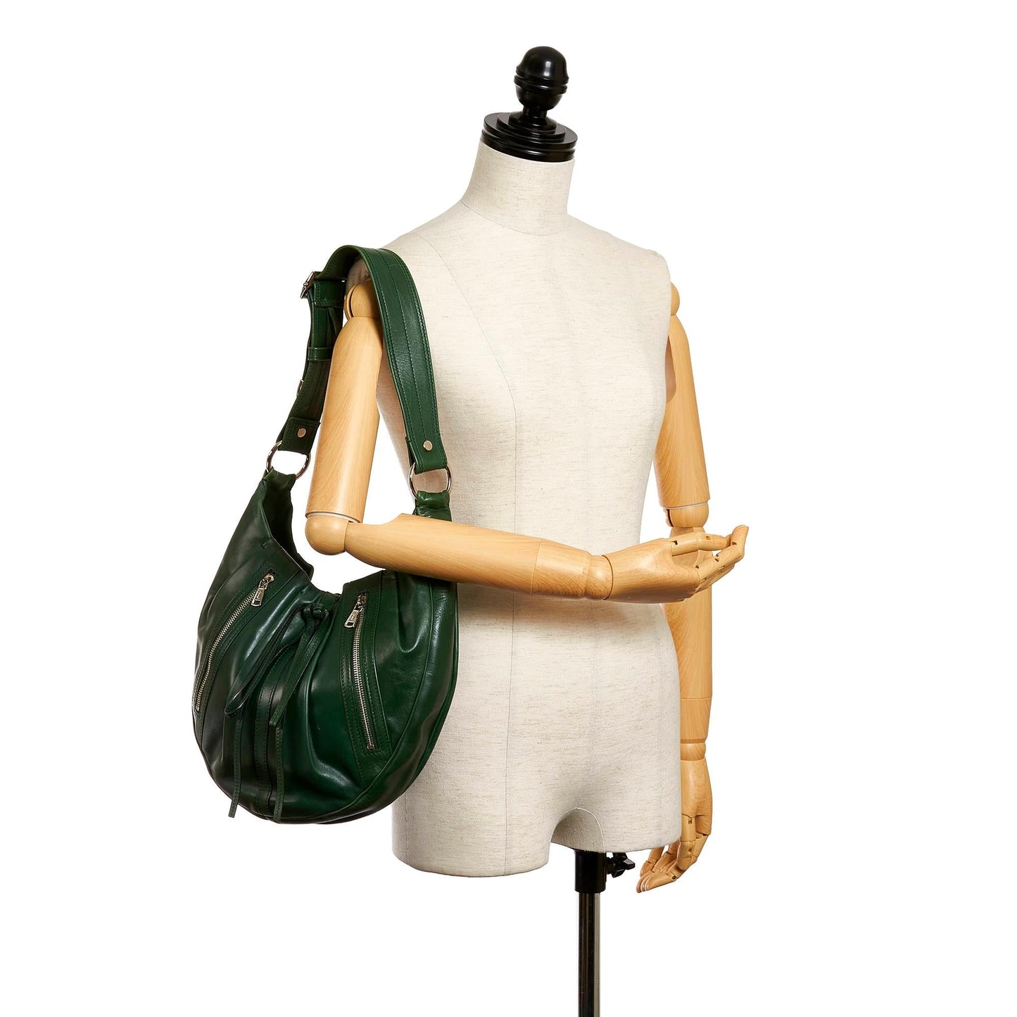 Saint Laurent Rive Gauche Leather Hobo Bag (SHG-29625