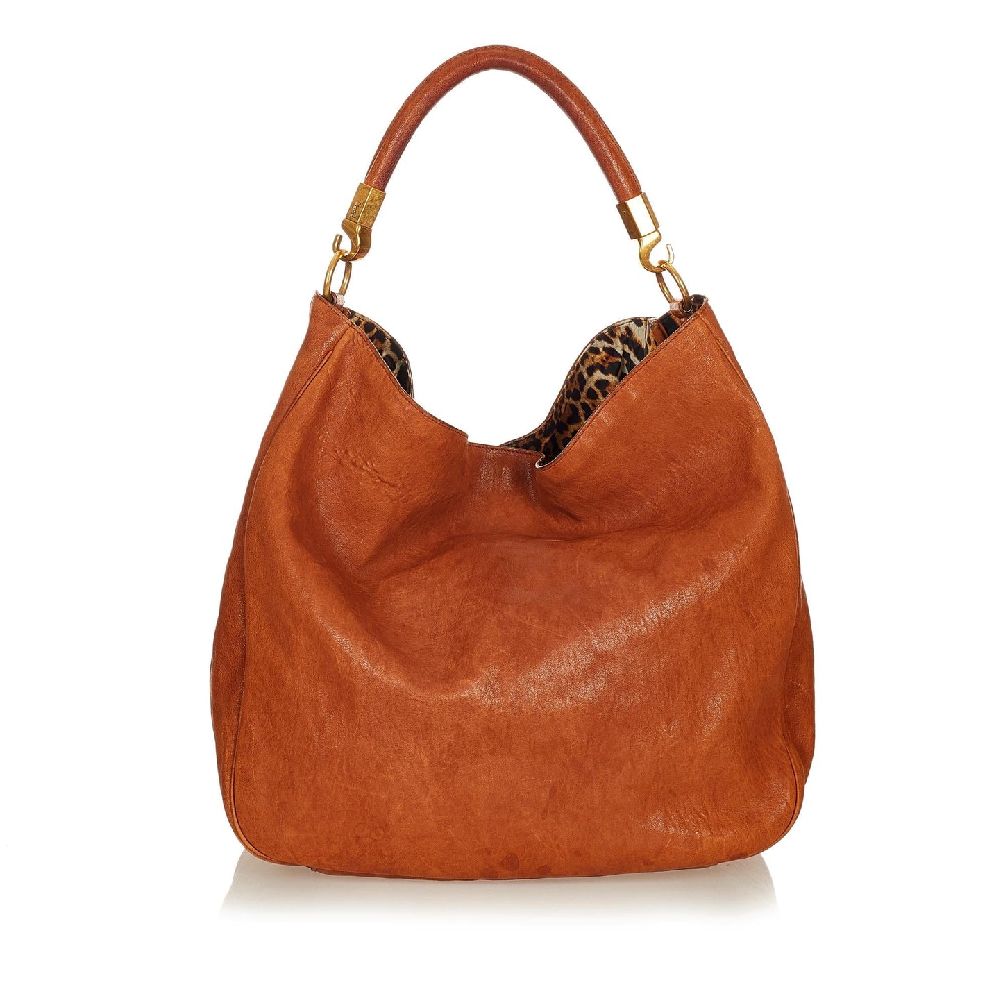 Saint Laurent Roady Leather Hobo Bag (SHG-26907