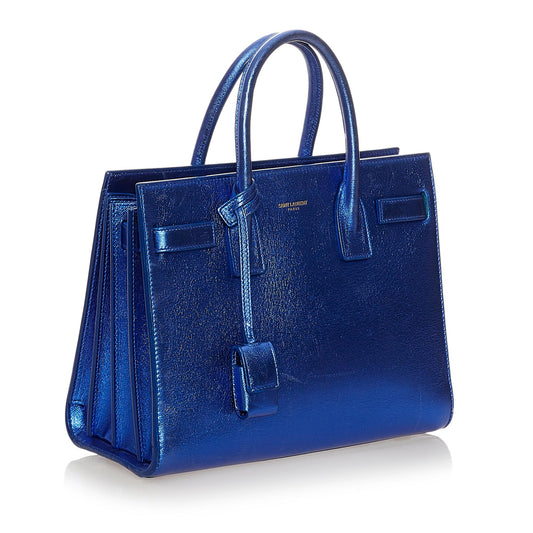 Saint Laurent Sac De Jour Leather Satchel (SHG-27966