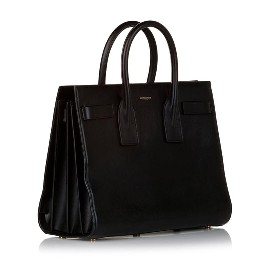 Saint Laurent Sac De Jour Leather Satchel (SHG-31882