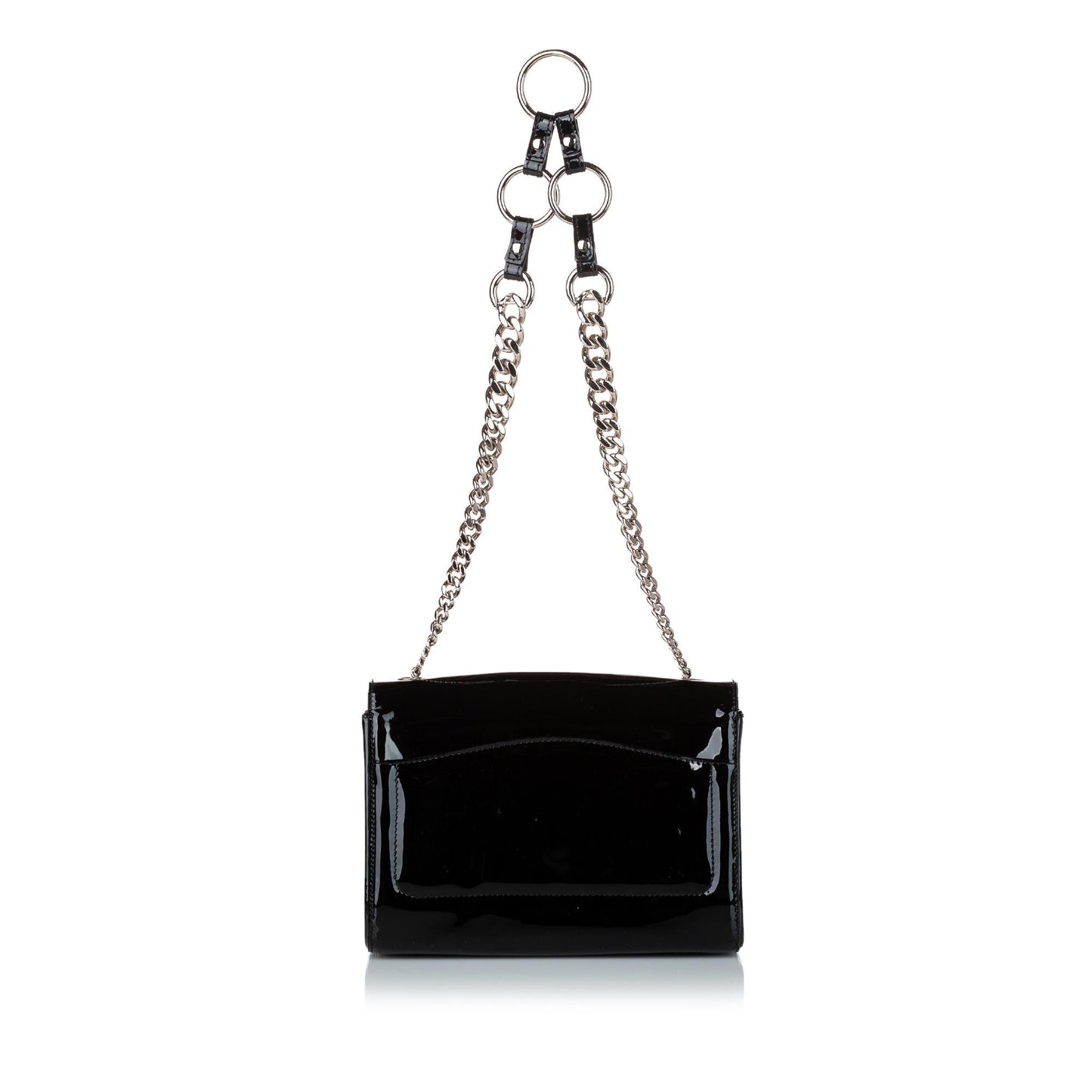 Saint Laurent Sac Le Sixieme Patent Leather Shoulder Bag (SHG-30749