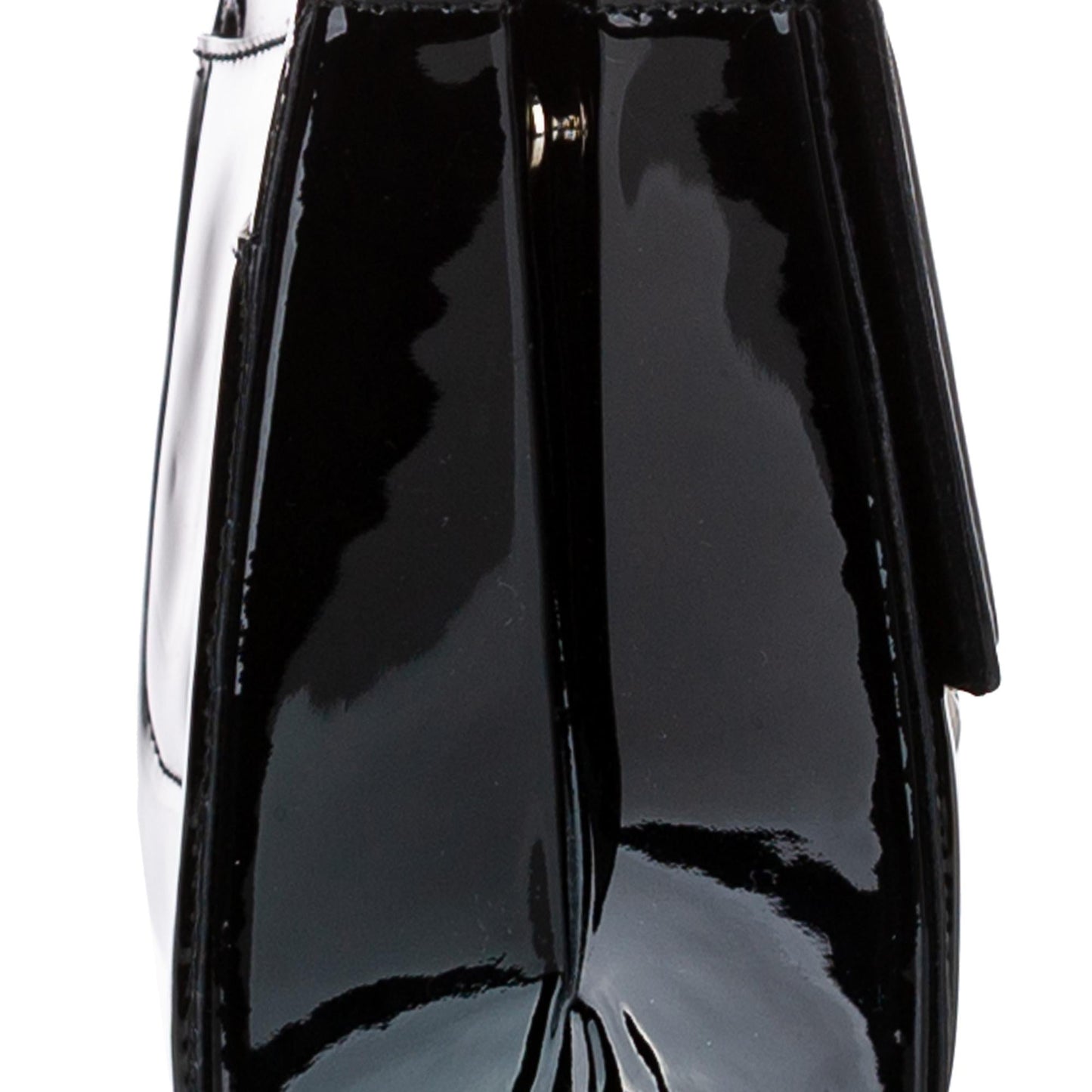 Saint Laurent Sac Le Sixieme Patent Leather Shoulder Bag (SHG-30749