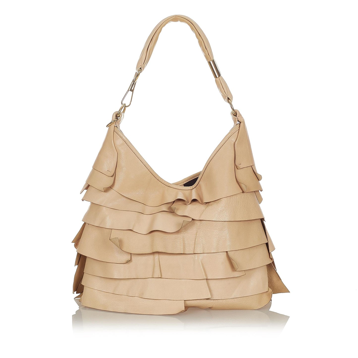 Saint Laurent Saint Tropez Leather Shoulder Bag (SHG-24091
