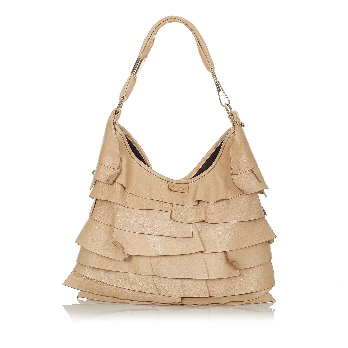 Saint Laurent Saint Tropez Leather Shoulder Bag (SHG-24091