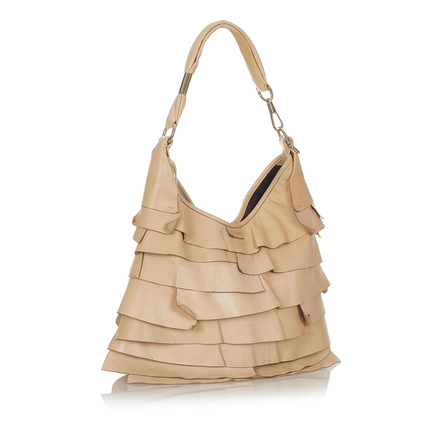 Saint Laurent Saint Tropez Leather Shoulder Bag (SHG-24091