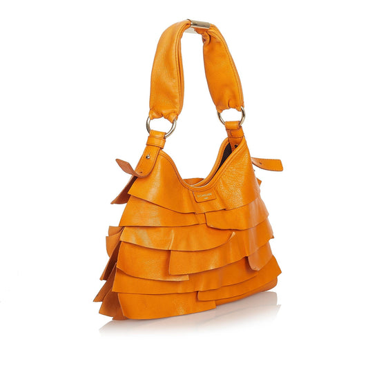Saint Laurent Saint Tropez Leather Shoulder Bag (SHG-24813
