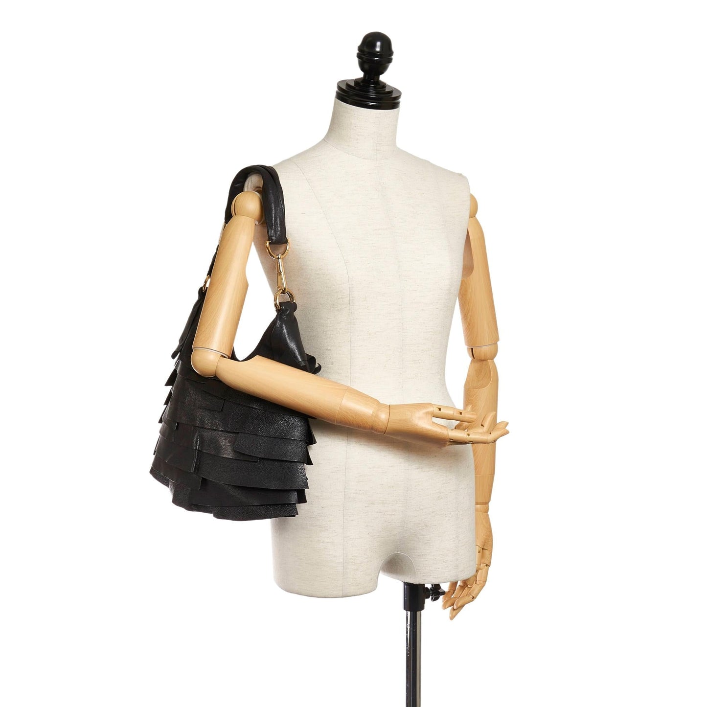 Saint Laurent Saint Tropez Leather Shoulder Bag (SHG-28267