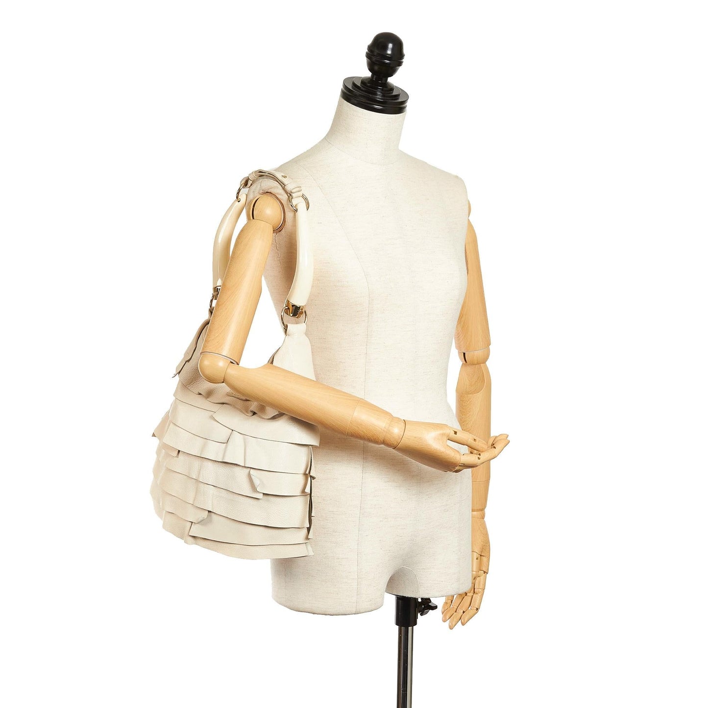 Saint Laurent Saint Tropez Leather Shoulder Bag (SHG-33514