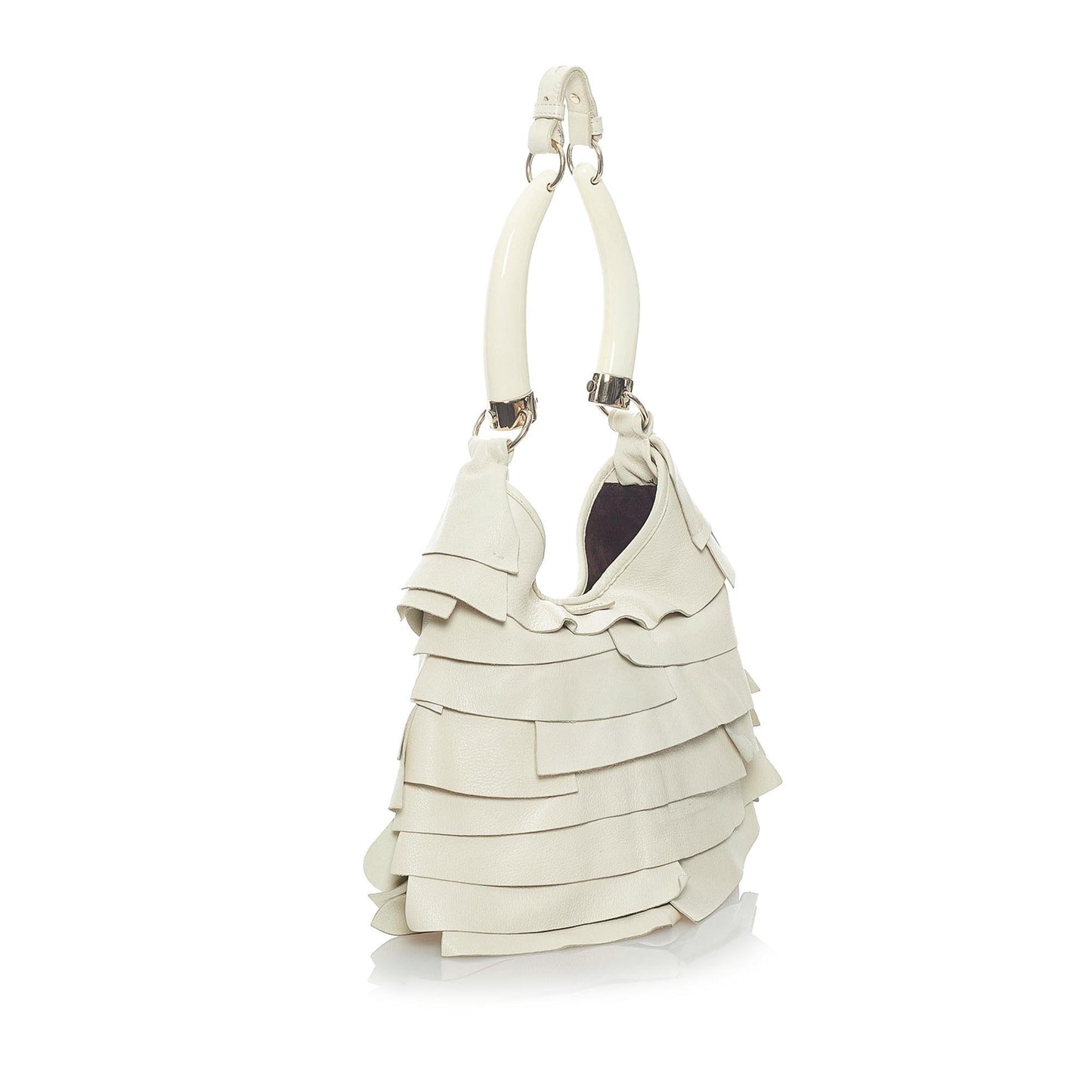Saint Laurent Saint Tropez Leather Shoulder Bag (SHG-33514