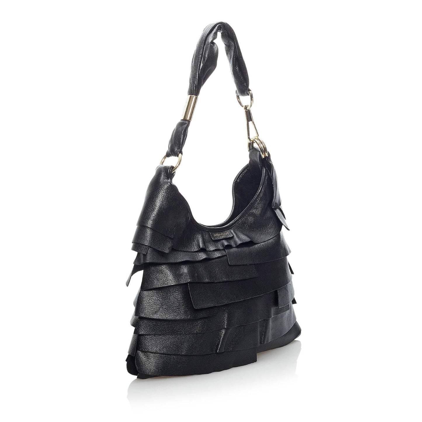 Saint Laurent Saint Tropez Leather Shoulder Bag (SHG-34101