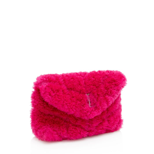 Saint Laurent Shearling Puffer LouLou Clutch ykqS9v