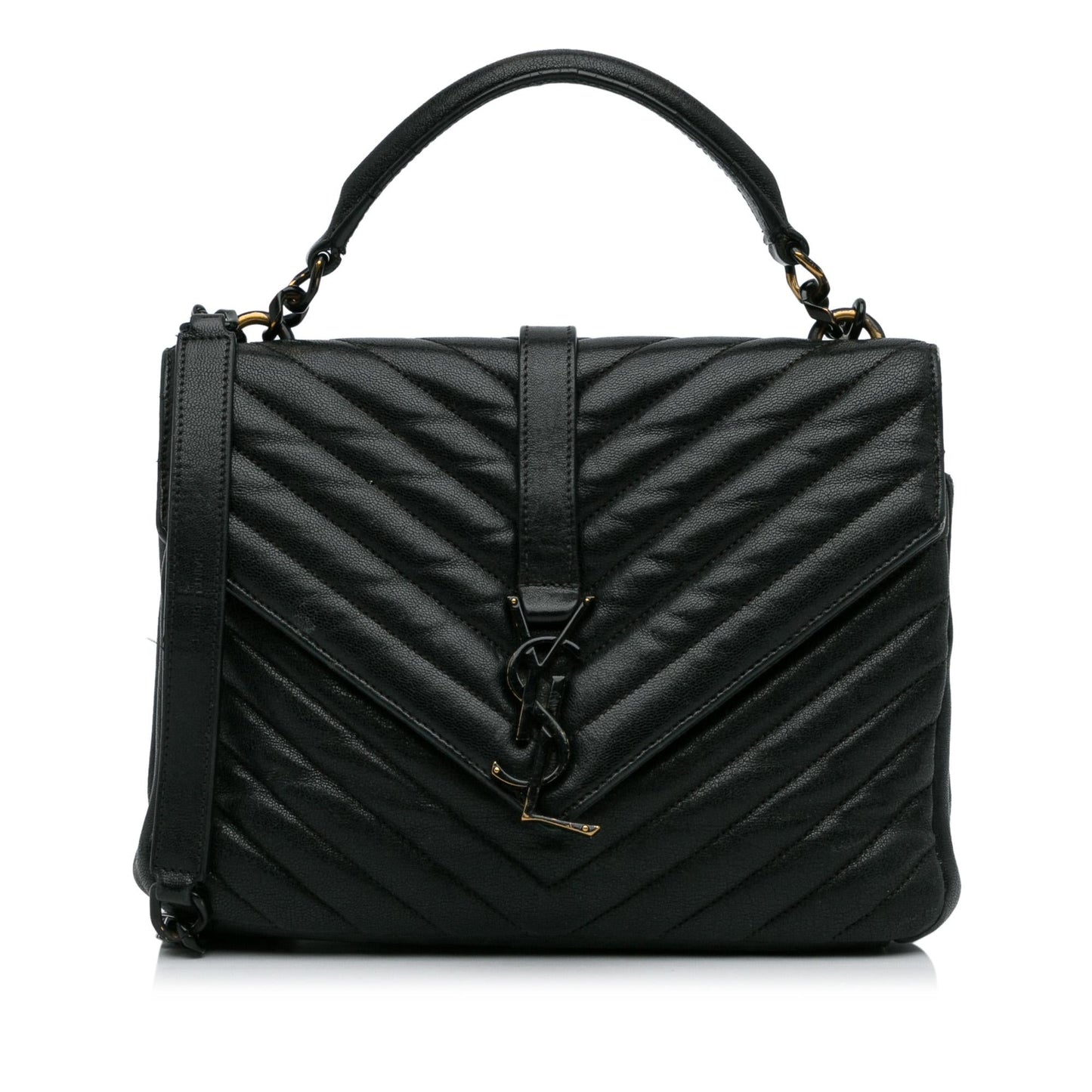 Saint Laurent Small College Satchel (SHG-GwPW7O