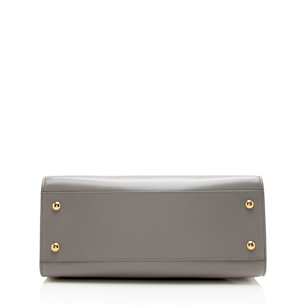 Saint Laurent Smooth Calfskin Baby Monogram Cabas Tote 15627