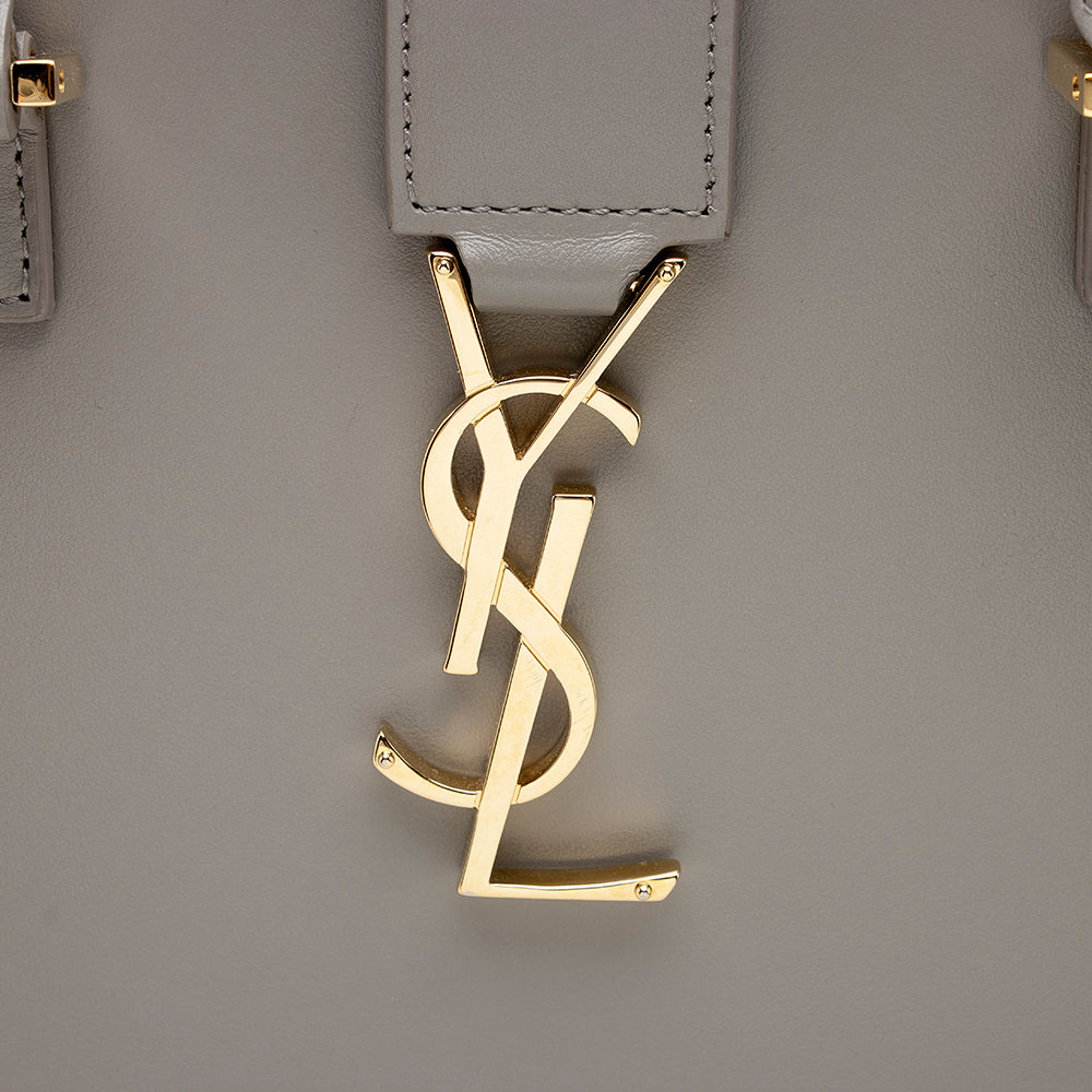 Saint Laurent Smooth Calfskin Baby Monogram Cabas Tote 15627