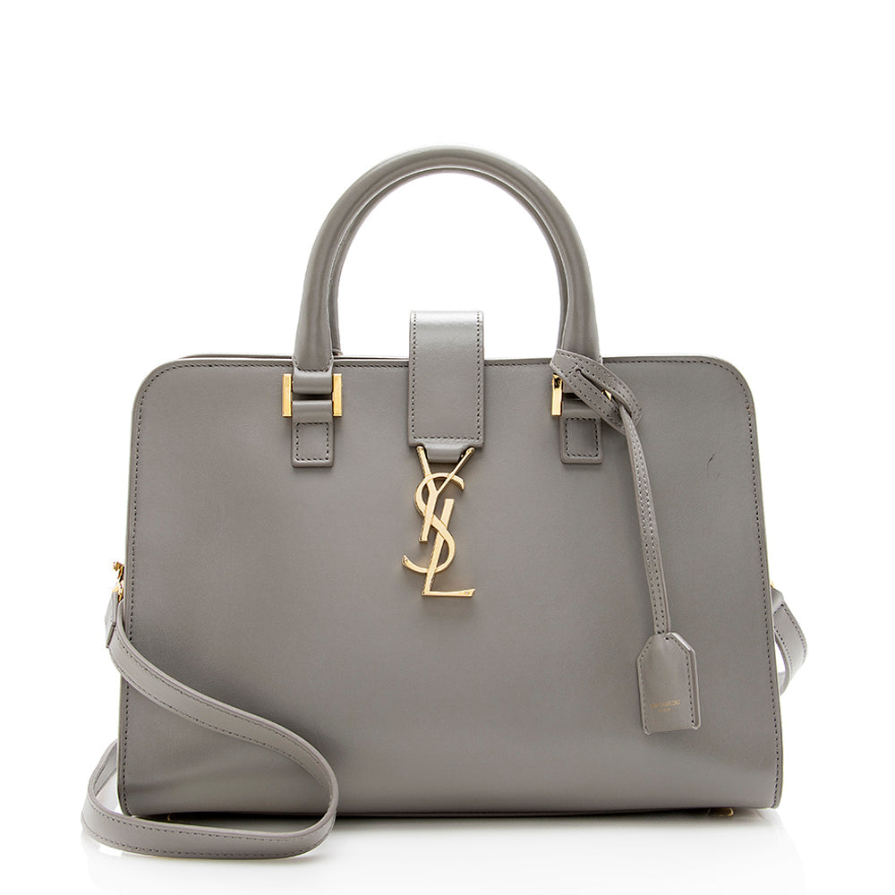 Saint Laurent Smooth Calfskin Baby Monogram Cabas Tote 15627