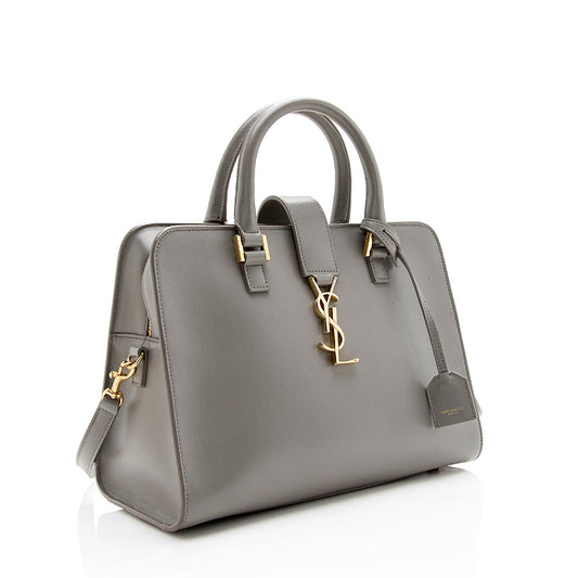 Saint Laurent Smooth Calfskin Baby Monogram Cabas Tote 15627